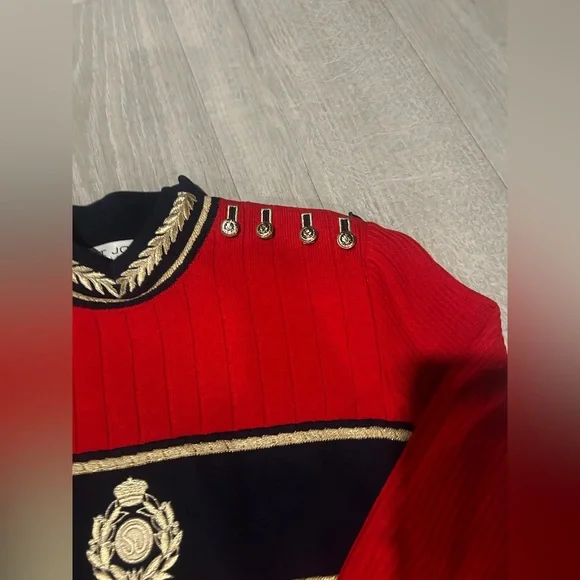 Vintage St. John preppy trendy logo emblem nautical sweater - Picture 6 of 8